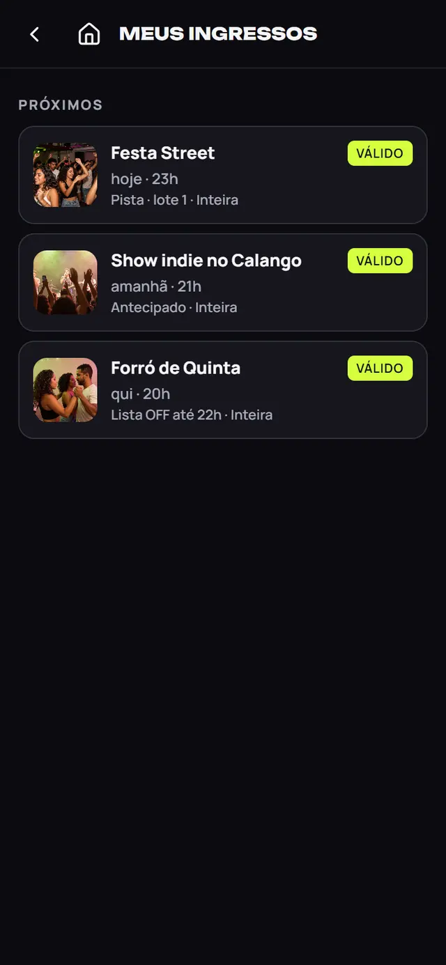 Ingressos